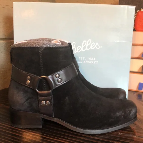 Seychelles charming ankle bootie in black suede - Picture 2 of 13